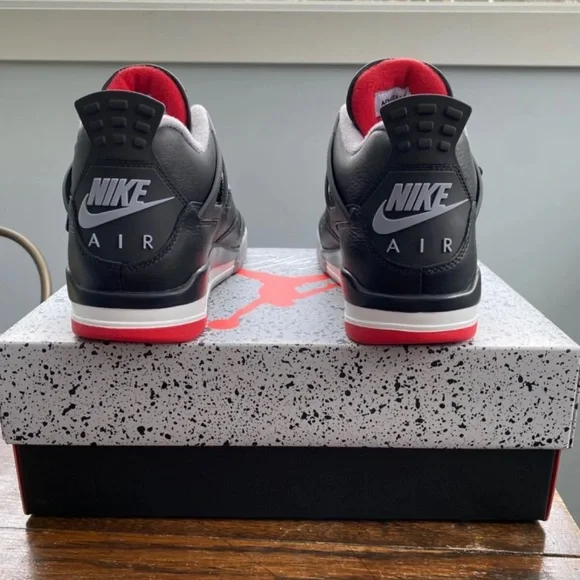 Size 12 12.0 US Mens Air Jordan 4 Low Bred Reimagined FV5029-006 New With Box